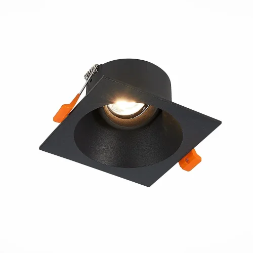 Светильник точечный Grosi ST207.418.01 ST-Luce чёрный 1 лампа, основание чёрное в стиле хай-тек современный 
