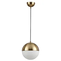 Светильник подвесной Pinga 4960/1A Odeon Light белый 1 лампа, основание античное бронза в стиле современный шар