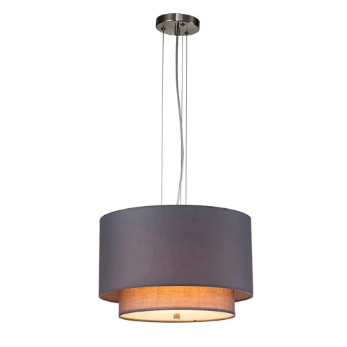 Светильник подвесной Nebbia V000354 Indigo серый 1 лампа, основание никель в стиле классический 