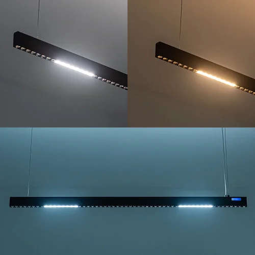 Светильник подвесной LED Lao A2189SP-1BK Arte Lamp чёрный 1 лампа, основание чёрное в стиле современный хай-тек линейный фото 3