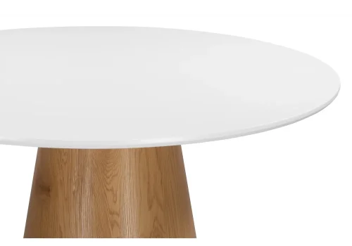 Стол Huge 120х75 white / brown 15826 Woodville столешница белая из мдф фото 2