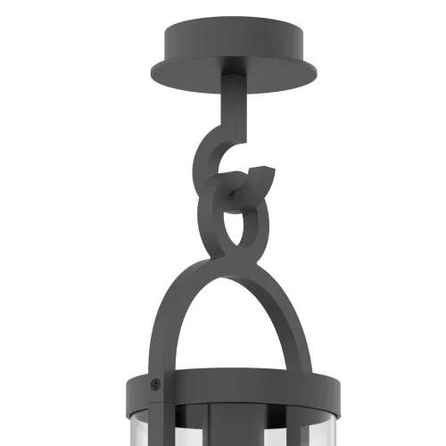 Потолочный светильник Maya 6553 Mantra уличный IP54 чёрный 1 лампа, плафон прозрачный в стиле модерн E27 фото 4