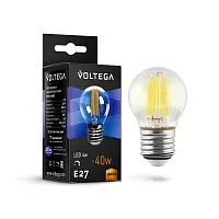 Лампа LED Globe dim 5W 8466 Voltega VG10-G1E27warm5W-FD  E27 5вт