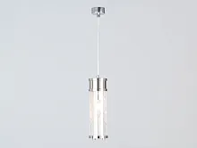 Светильник подвесной 10271 S/S chrome Newport прозрачный 1 лампа, основание хром в стиле модерн 