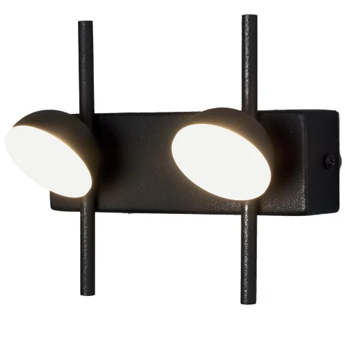 Бра LED Adn 6420 Mantra чёрный на 2 лампы, основание чёрное в стиле хай-тек современный 