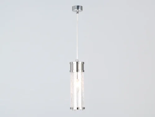 Светильник подвесной 10271 S/S chrome Newport прозрачный 1 лампа, основание хром в стиле современный 