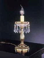 Настольная лампа P 4751 Reccagni Angelo белая 1 лампа, основание золотое латунь металл в стиле классический 