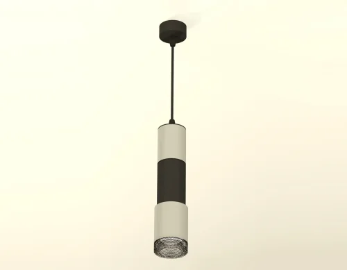 Светильник подвесной XP7423021 Ambrella light чёрный серый 1 лампа, основание чёрное в стиле хай-тек современный трубочки фото 4