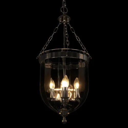 Светильник подвесной Incense 10455/4 CR LOFT IT прозрачный на 4 лампы, основание хром в стиле классический арт-деко фото 8