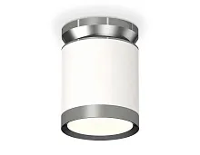 Светильник накладной XS8141040 Ambrella light белый 1 лампа, основание белое в стиле хай-тек круглый