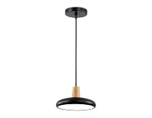 Светильник подвесной LED FL4839 Ambrella light чёрный на 1 лампу, основание чёрное в стиле хай-тек 