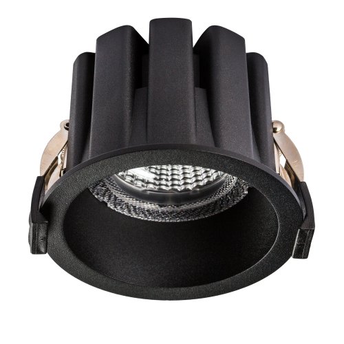Светильник точечный LED Ciclone 385037 Lightstar чёрный на 1 лампу, основание чёрное в стиле современный круглый