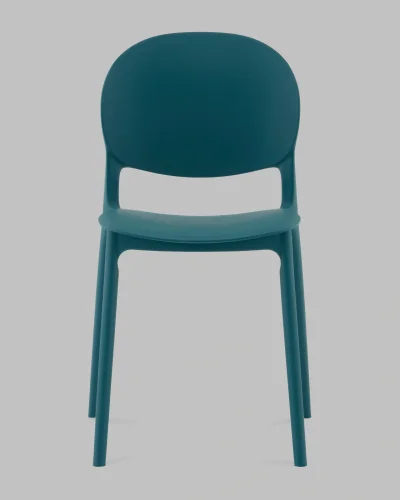 Стул Briny, пластик темно-бирюзовый УТ000041342 Stool Group, бирюзовый/пластик, ножки/металл/бирюзовый, размеры - *780**** фото 2