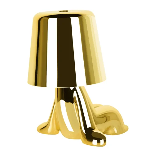 Настольная лампа LED Brothers 10233-D Gold LOFT IT золотая 1 лампа, основание золотое металл в стиле модерн животные фото 7
