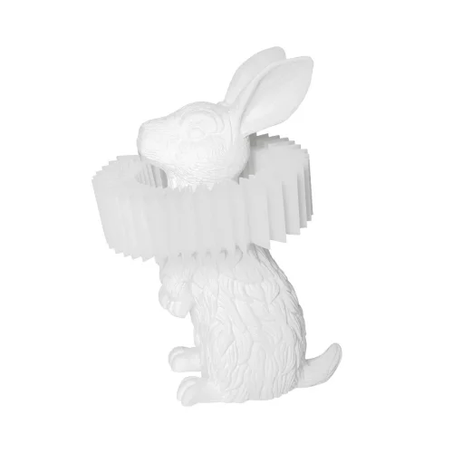 Настольная лампа LED Bunny 10117/A LOFT IT белая 1 лампа, основание белое смола полимер в стиле современный животные фото 3