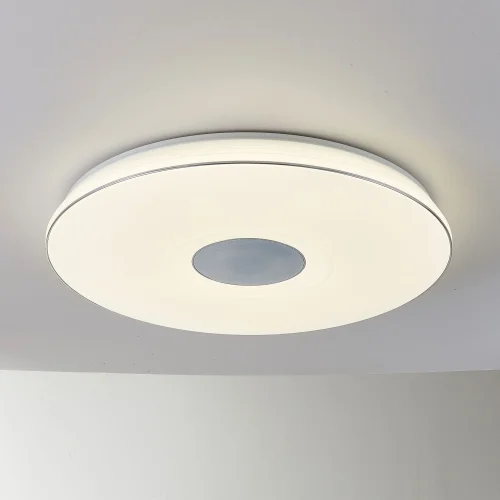 Светильник потолочный LED Старлайт с Bluetooth и пультом Light & Music CL703M101 Citilux белый 1 лампа, основание белое в стиле современный хай-тек с пультом фото 2
