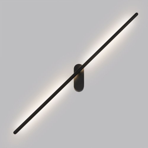 Бра LED Prima A2028AP-1BK Arte Lamp чёрный на 1 лампа, основание чёрное в стиле минимализм хай-тек  фото 2