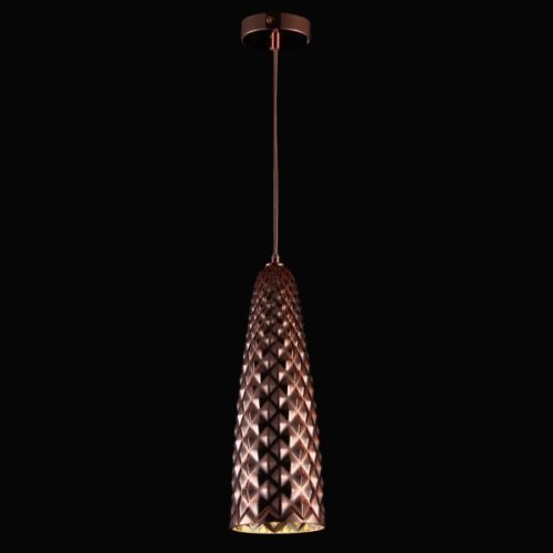 Светильник подвесной MINIMAL ART 77005-1P ROSE GOLD Natali Kovaltseva золотой розовый 1 лампа, основание розовое золотое в стиле современный выдувное