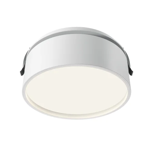Светильник точечный LED Onda DL024-18W4K-W Maytoni белый на 1 лампу, основание белое в стиле современный хай-тек круглый