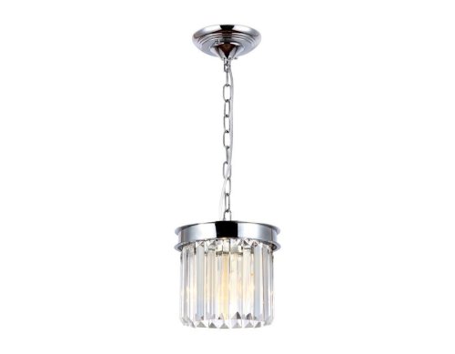 Светильник подвесной TR5101 Ambrella light прозрачный 1 лампа, основание хром в стиле классика модерн 