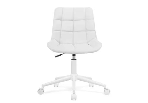 Компьютерное кресло Честер экокожа белая / белый 572592 Woodville, белый/экокожа, ножки/металл/белый, размеры - *920***490*600 фото 2