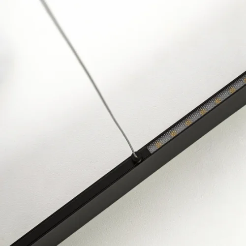 Светильник подвесной LED Edge CL720031N Citilux чёрный на 1 лампу, основание чёрное в стиле современный хай-тек линейный фото 4