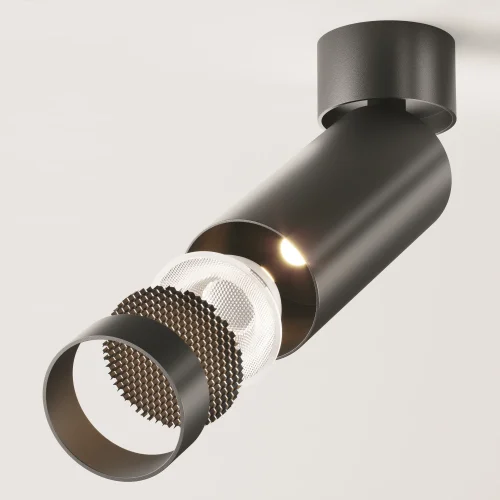 Светильник накладной Focus LED C055CL-L12B3K-W-B Maytoni чёрный на 1 лампу, основание чёрное в стиле современный хай-тек круглый фото 16