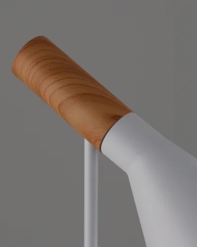 Торшер Turin V11336-1F Moderli белый на 1 лампу, основание белое в стиле современный скандинавский хай-тек фото 6