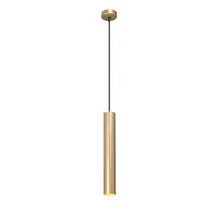 Светильник подвесной V4641-8/1S Vitaluce золотой 1 лампа, основание золотое в стиле хай-тек трубочки