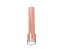Светильник подвесной XP8122005 Ambrella light розовый 1 лампа, основание белое в стиле хай-тек 