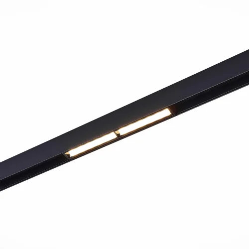 Трековый светильник магнитный LED ST804.436.12 ST-Luce чёрный для шинопроводов серии Skyline 48 чёрный