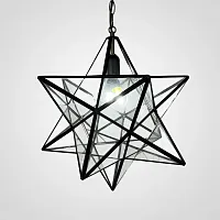 Светильник подвесной Star 189643-26 ImperiumLoft серый 1 лампа, основание чёрное в стиле модерн 