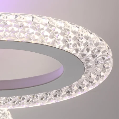 Светильник потолочный LED Clare 8018/60CL Lumion белый на 1 лампу, основание белое в стиле минимализм фото 8