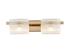 Бра 4532/A gold Newport прозрачный 2 лампы, основание золотое в стиле американский современный классический 