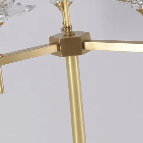 Настольная лампа LOTOS TAB 140841-26 ImperiumLoft прозрачная 4 лампы, основание латунь металл в стиле современный  фото 14
