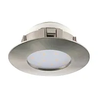 Светильник точечный LED PINEDA 95819 Eglo серый никель 1 лампа, основание серое никель в стиле современный 