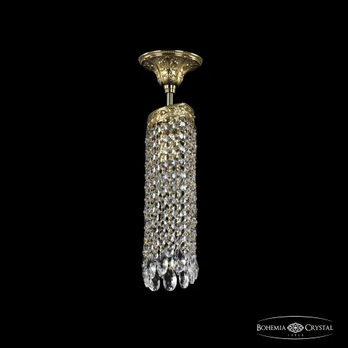 Светильник потолочный 19203/15IV G Bohemia Ivele Crystal прозрачный 1 лампа, основание золотое в стиле классика sp фото 3