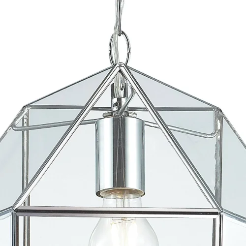 Светильник подвесной Mattis 2298-1P Favourite прозрачный 1 лампа, основание хром в стиле кантри  фото 4
