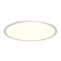 Светильник потолочный LED с пультом Incognito MOD426CL-L74WK Maytoni белый на 1 лампу, основание белое в стиле современный минимализм круглый с пультом