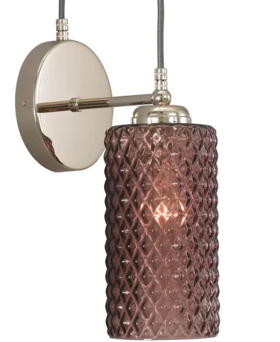 Бра A 10001/1 Reccagni Angelo фиолетовый на 1 лампа, основание никель в стиле классический современный  фото 3