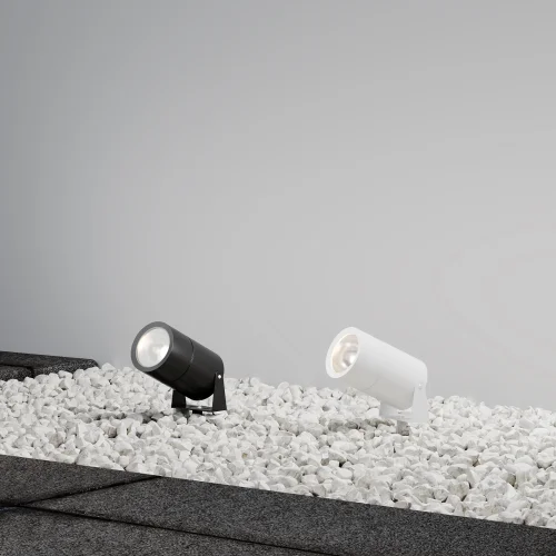 Прожектор LED Bern O050FL-L15GF3K Maytoni уличный IP65 графит на 1 лампу, плафон графит в стиле хай-тек современный LED фото 6