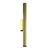 Бра LED Calipso C082WL-12W2.7K-BS Maytoni латунь на 1 лампу, основание латунь в стиле современный хай-тек 