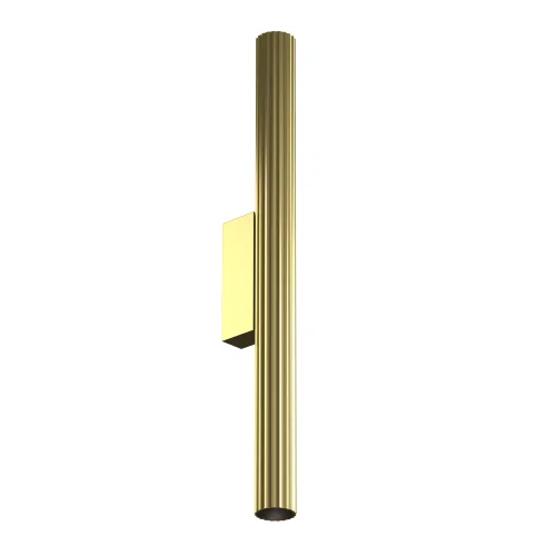 Бра LED Calipso C082WL-12W2.7K-BS Maytoni латунь на 1 лампу, основание латунь в стиле хай-тек современный 
