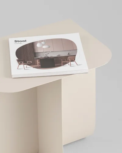 Журнальный столик Laure, металл, светло-серый УТ000041897 Stool Group столешница из фото 6