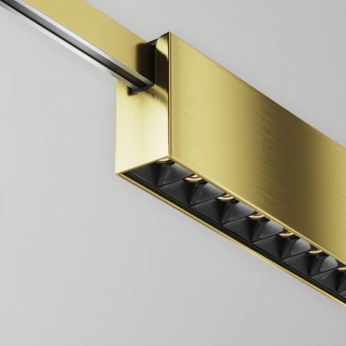 Трековый светильник LED Magnetic trаck system Flarity TR150-1-12W3K-M-BS Maytoni латунь для шинопроводов серии Magnetic trаck system Flarity латунь фото 4
