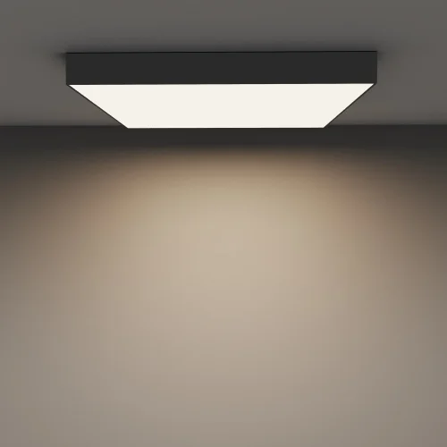 Светильник потолочный LED Zon C032CL-90W4K-SQ-B Maytoni белый на 1 , основание чёрное в стиле современный хай-тек фото 4