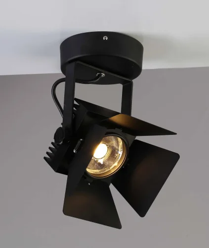 Спот с 1 лампой LED Projector 1770-1U Favourite чёрный LED в стиле современный прожектор фото 2
