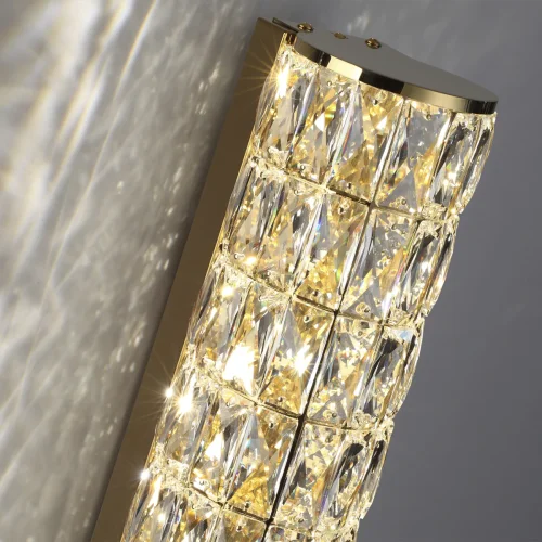 Бра LED Panta 4926/8WL Odeon Light прозрачный на 1 лампа, основание золотое в стиле современный  фото 5