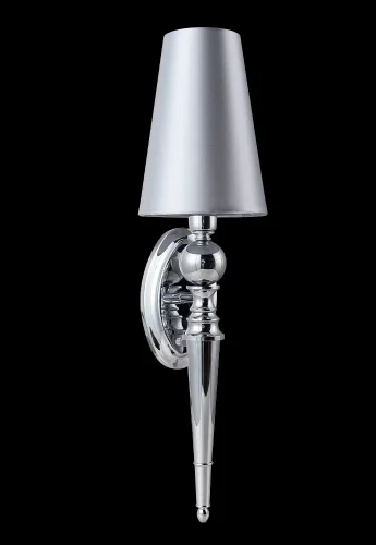 Бра PER AP1 CHROME/SILVER Crystal Lux серебряный на 1 лампа, основание серебряное в стиле классический  фото 3