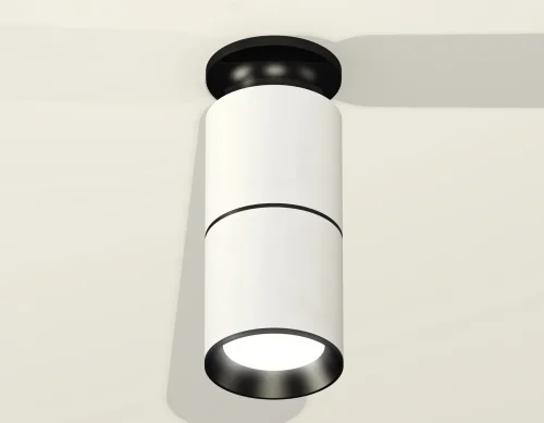 Светильник накладной Techno spot XS6301220 Ambrella light белый 1 лампа, основание чёрное в стиле современный круглый фото 2